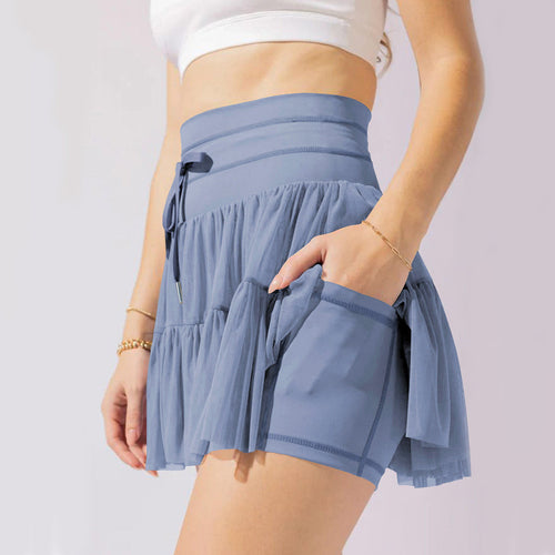 Levoire | Jupe Mini Taille Haute Avec Shorts De Sécurité