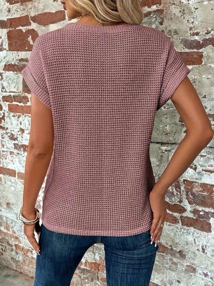 Levoire | T-Shirt Décontracté À Manches Courtes Et Col Rond