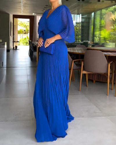 Levoire | Robe Avec Détails Plissés Et Une Taille Centrées
