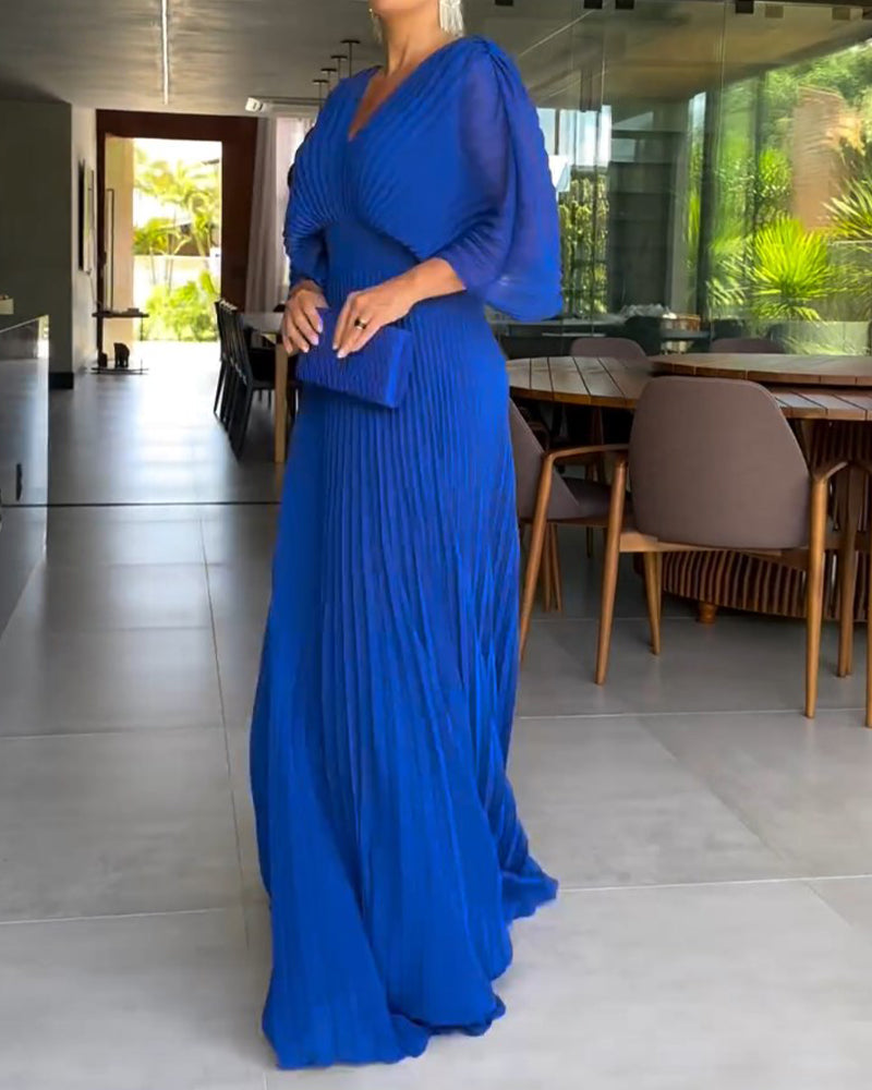 Levoire | Robe De Soirée Maxi Décolleté En V