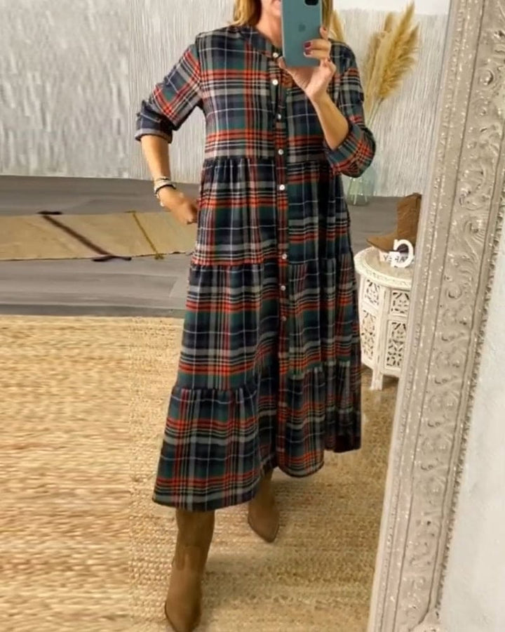 Levoire | Robe De Style Rétro Avec Motif En Losanges