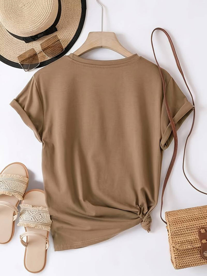 Levoire | T-Shirt Simple Et Épuré Avec Encolure Ronde