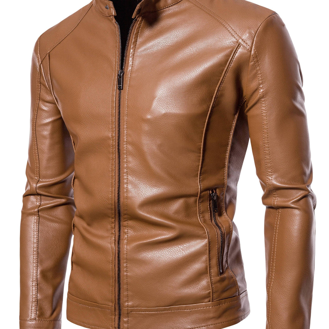 Levoire | Veste En Simili Cuir Pour Hommes Élégante Avec Doublure En Polaire Chaude