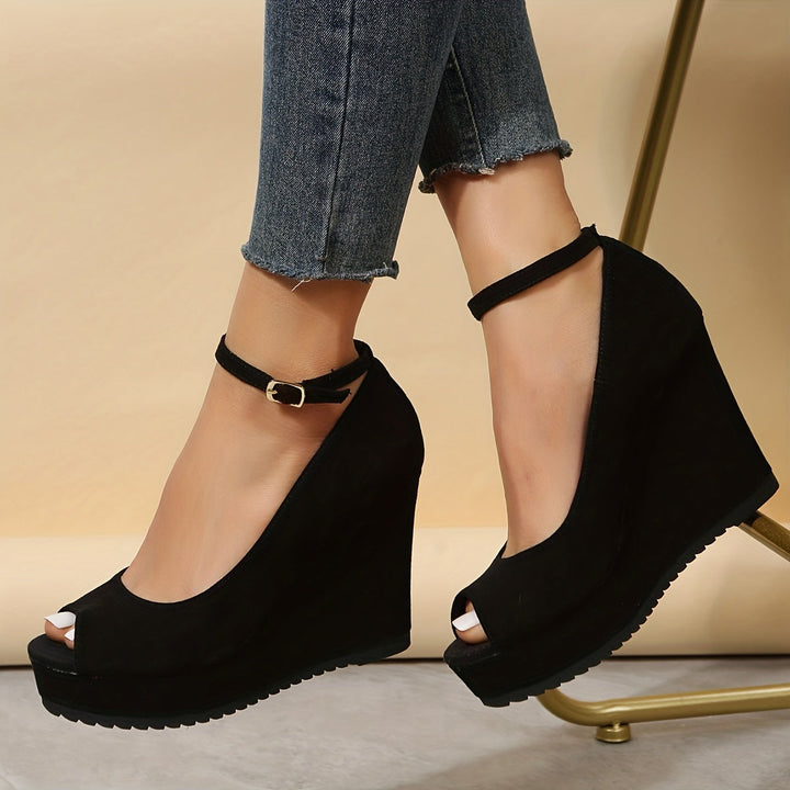 Levoire | Sandales Noir Femmes Talon Haut Noir