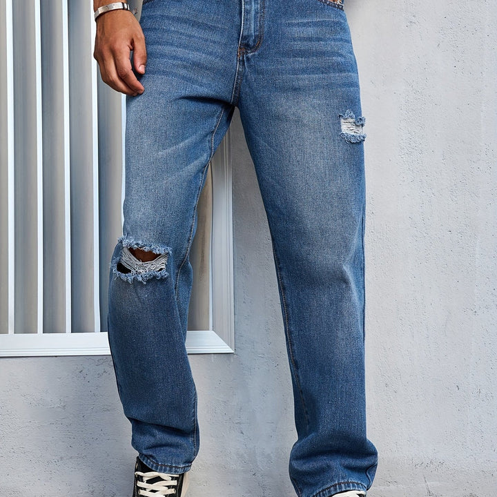 Levoire | Jeans Déchirés Avec Style Décontracté
