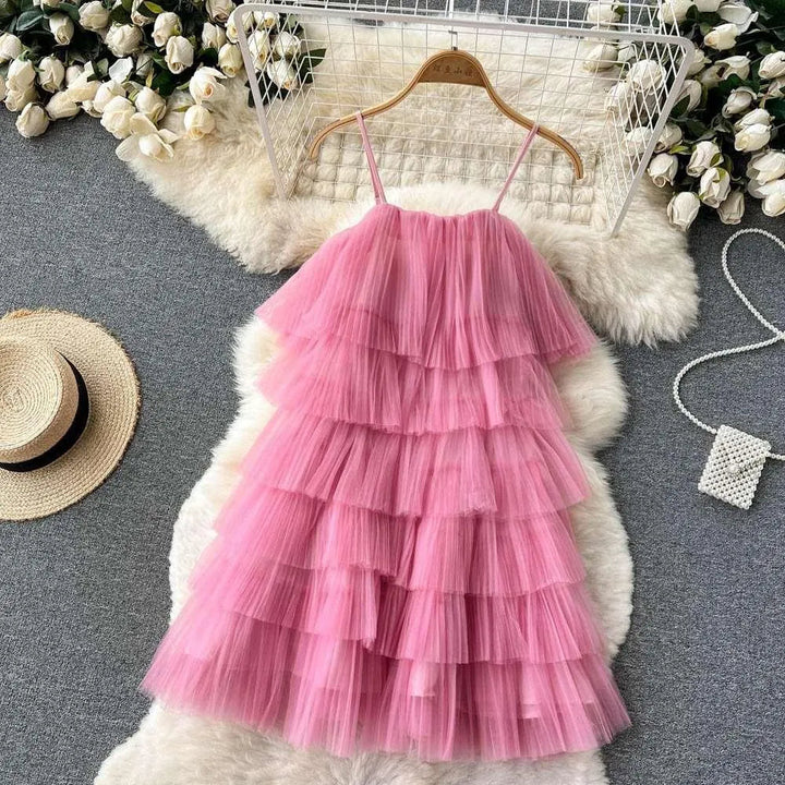 Levoire | Robe froncée avec un large froncé Rosa Une taille