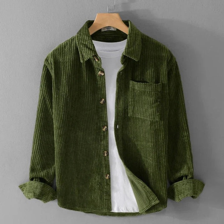 Levoire | T-Shirt Kammott En Velours Vert