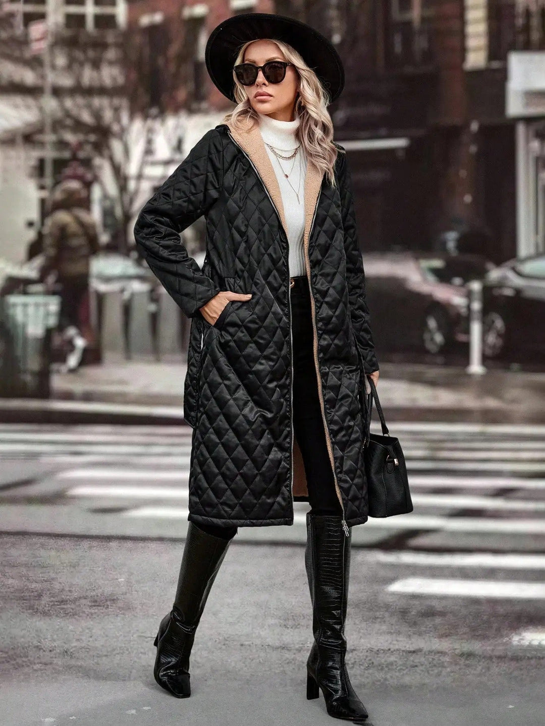 Levoire | Veste À Capuche Rembourrée Noir