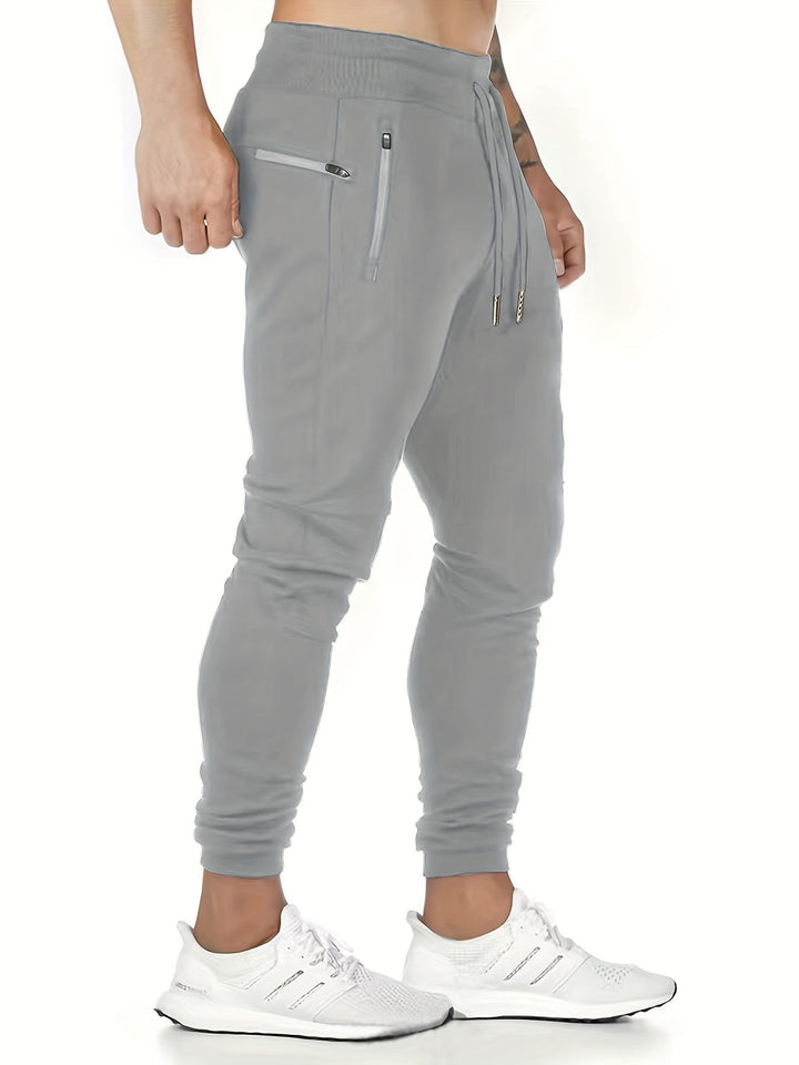 Levoire | Pantalons De Jogging Confortables Pour Hommes Avec Poches Et Cordons Gris clair
