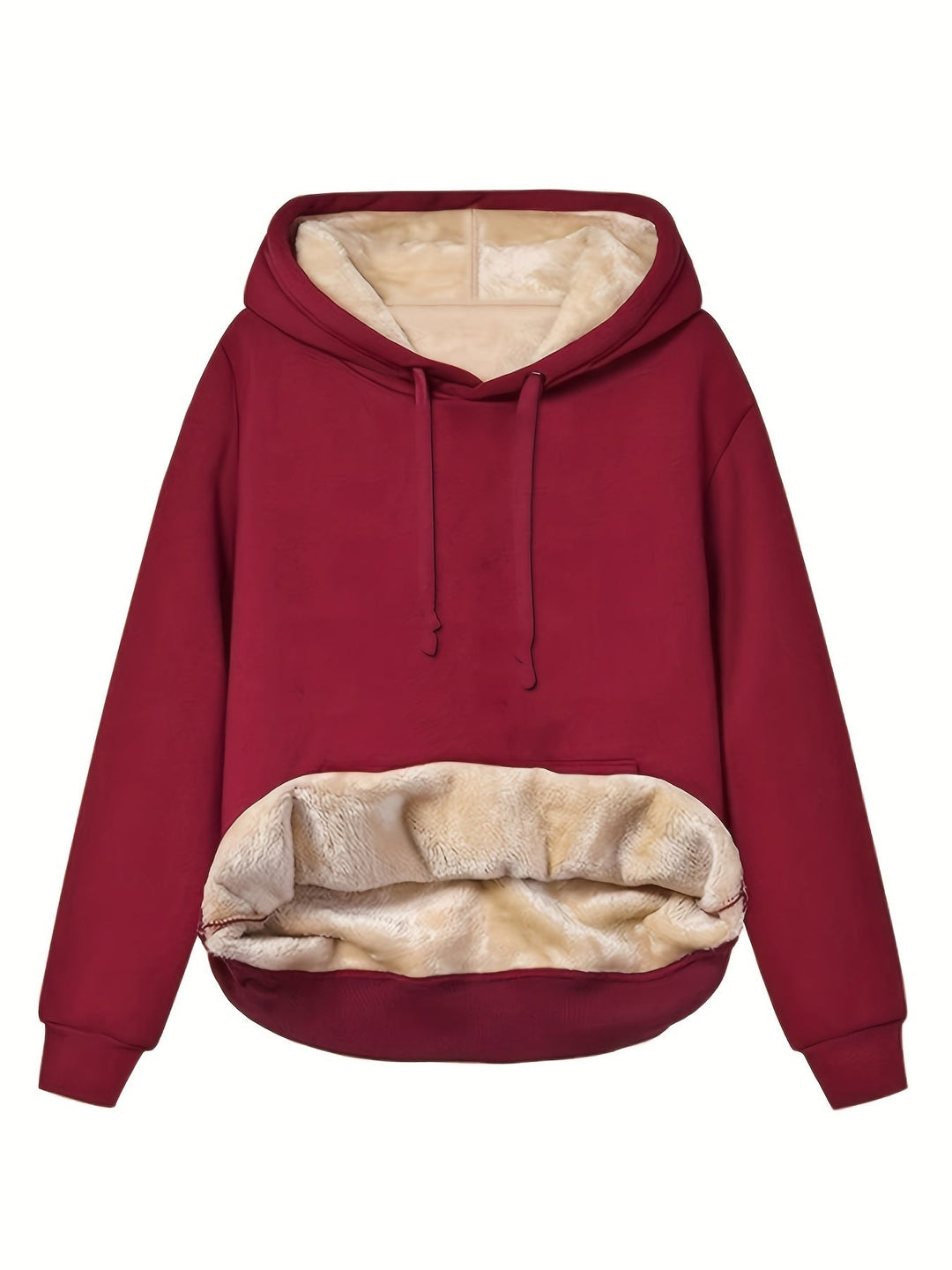 Levoire | Pull À Capuche En Polaire Rot