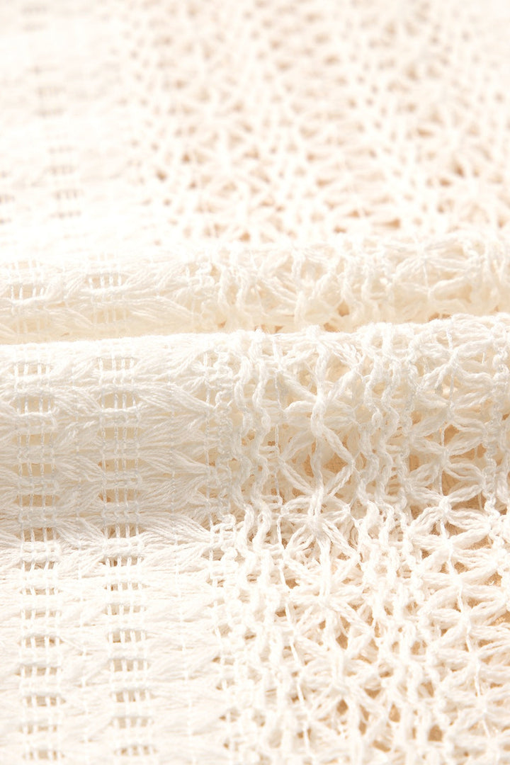 Levoire | Col En Crochet En Dentelle T-Shirt Grande Taille