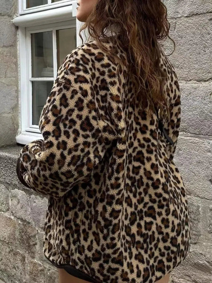 Levoire | Veste de loisirs pour femmes à motif léopard