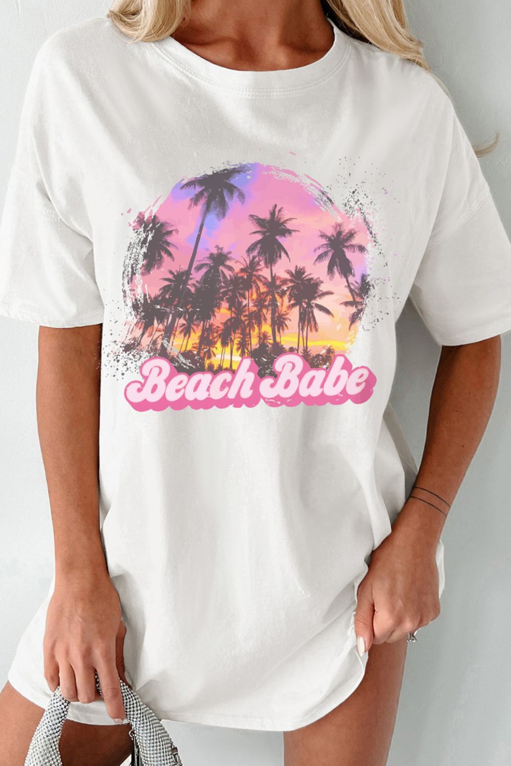 Levoire | Comtesse Col Rond Manches Courtes T-shirt Blanc