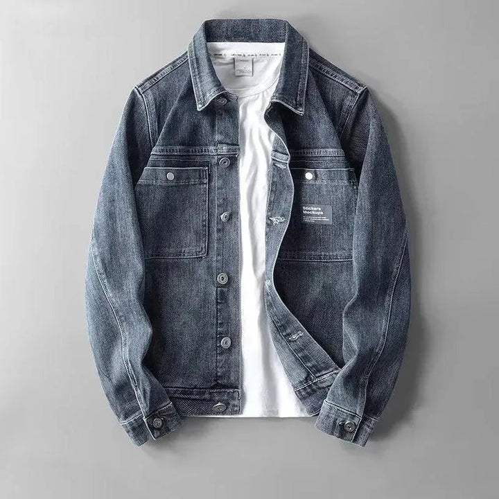 Levoire | Veste en jean pour hommes Bleu