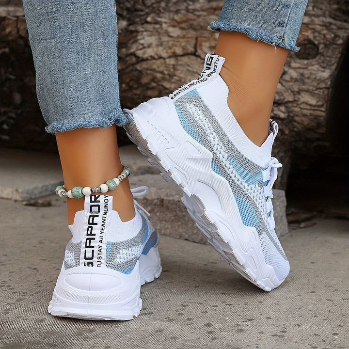Levoire | Baskets Tricotés Colorblock