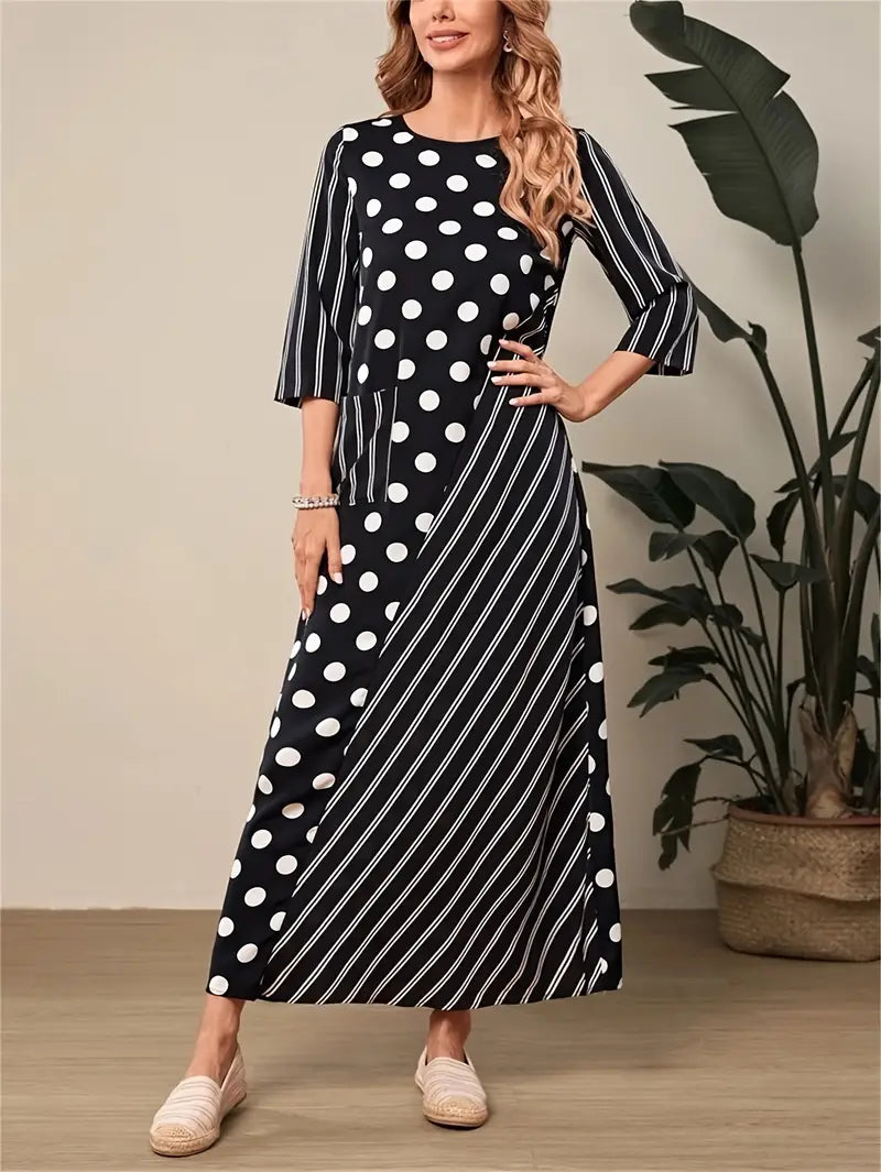 Levoire | Robe À Linéa A À Manches Longues Pour Le Printemps