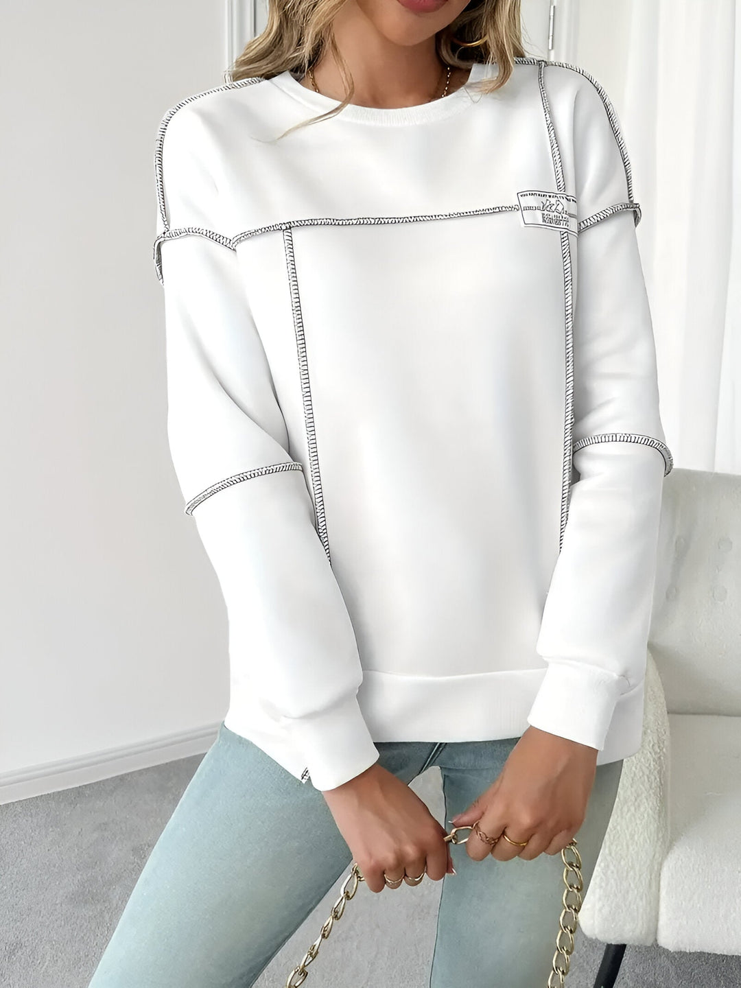 Levoire | Hoodie Ribbe Asymétrique