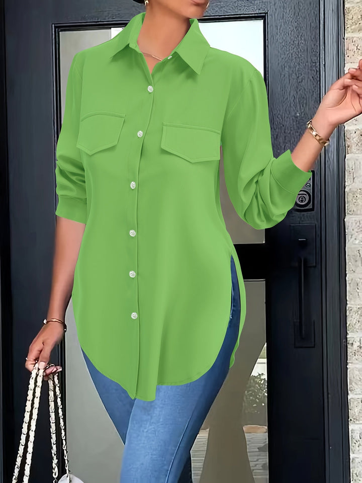 Levoire | Simple Unicolore Chemise légumes