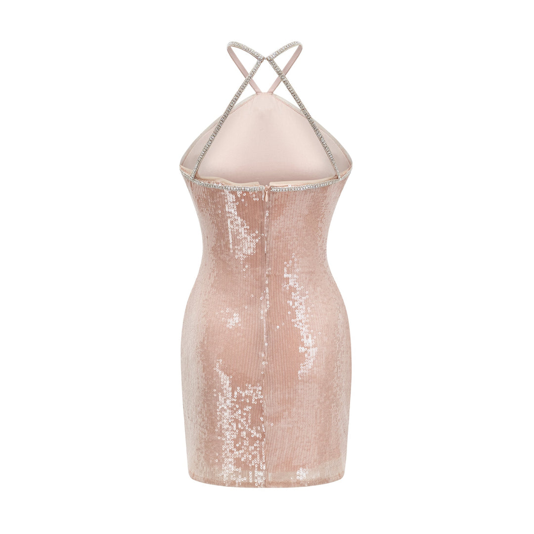 Levoire | Éadaoin Paliet Fleurs Mini Robe