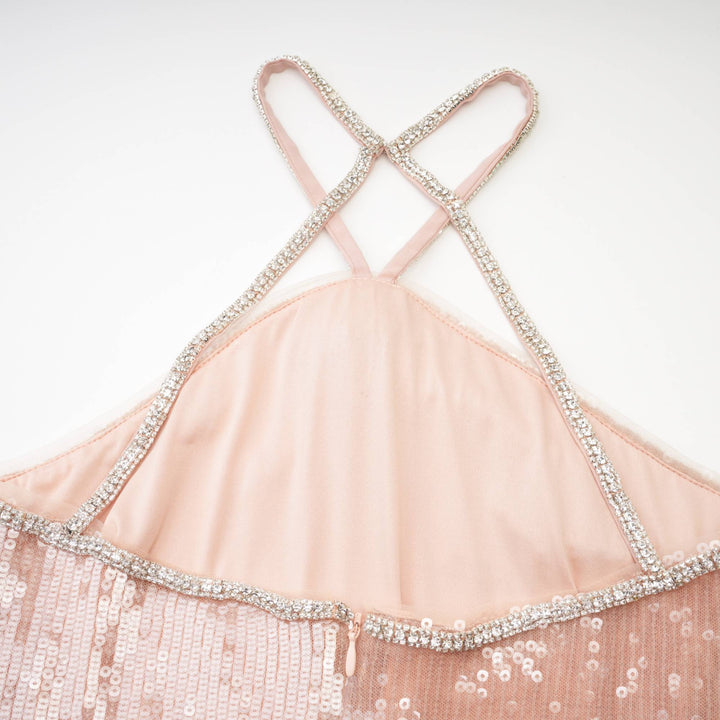 Levoire | Éadaoin Paliet Fleurs Mini Robe