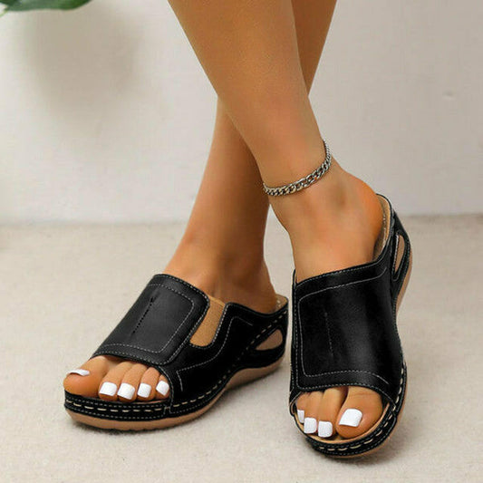 Levoire | Couleur Wedge Pantoufles