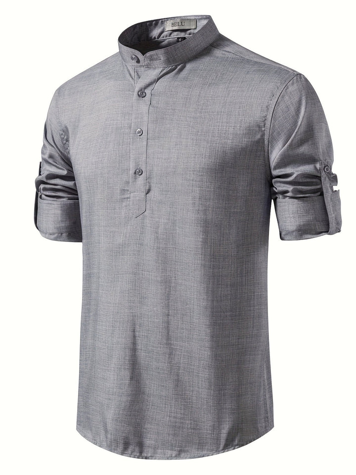 Levoire | Chemise Décontractée Légère À Manches Longues Pour Hommes