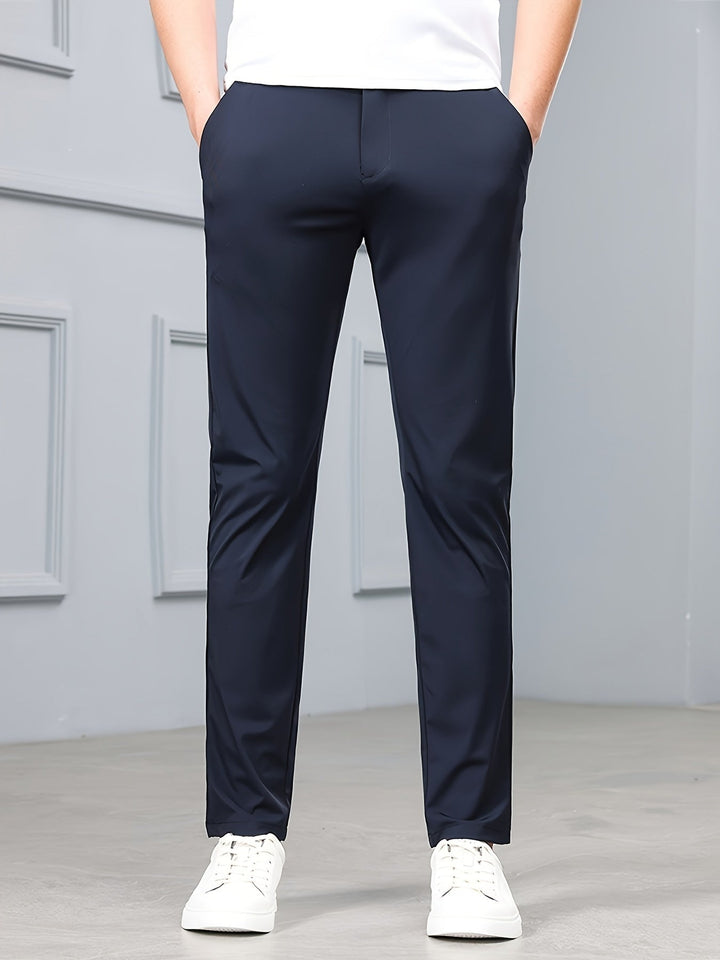 Levoire | Pantalons Confortables Pour Hommes Avec Des Matériaux Extensibles Et Des Poches Bleu