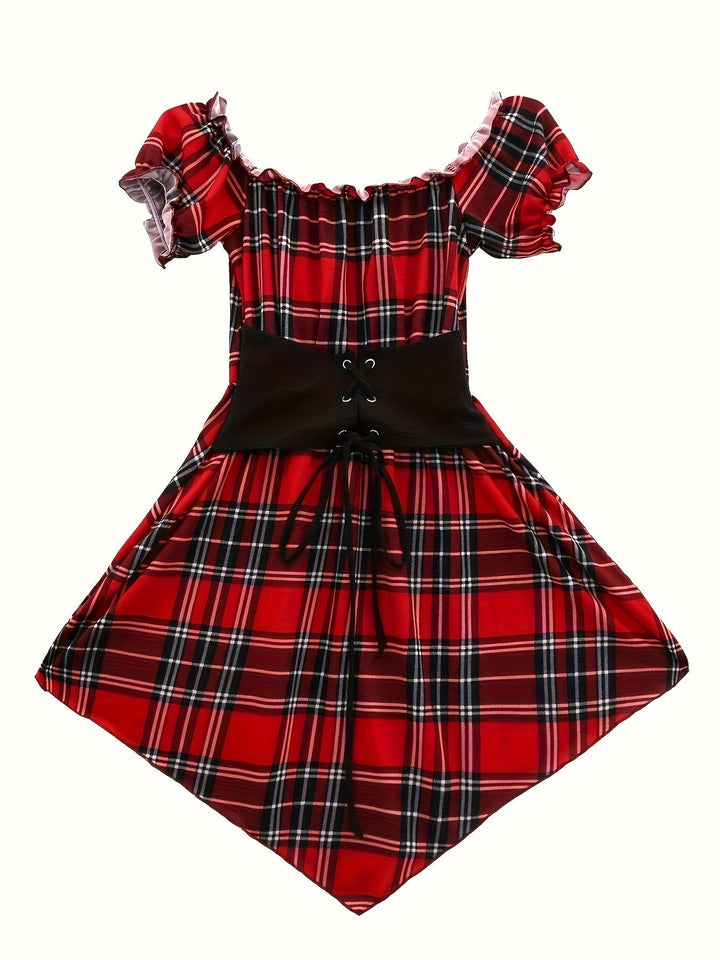 Levoire | Robe à Epaules Dénudées pour Femmes - Rouge