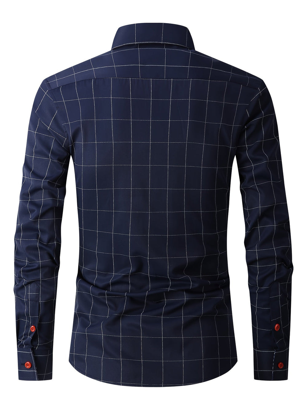 Levoire | Chemise D'Affaires À Carreaux À Manches Longues