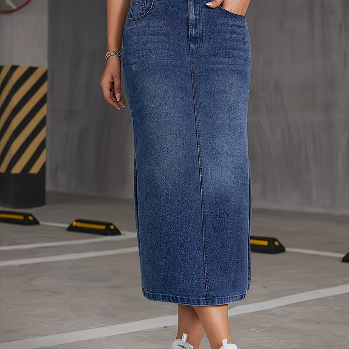 Levoire | Denim Lyocostakki Taille Haute Et Lavage Bourgogne