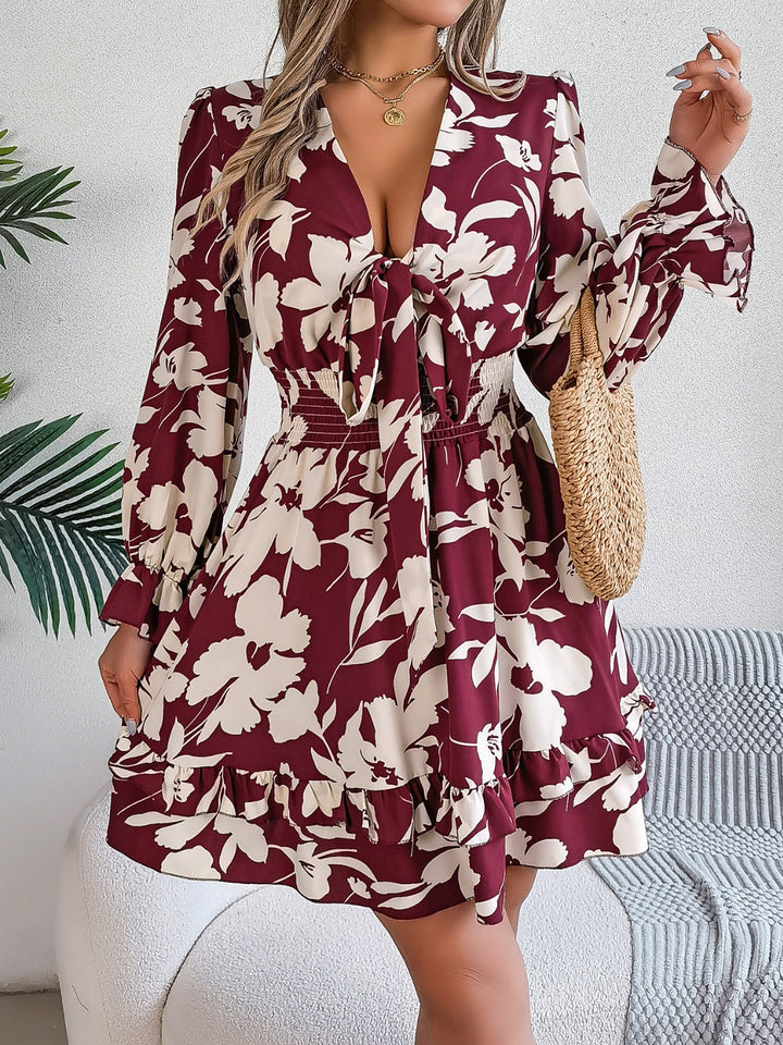 Levoire | Robe Longue À Volants Noués