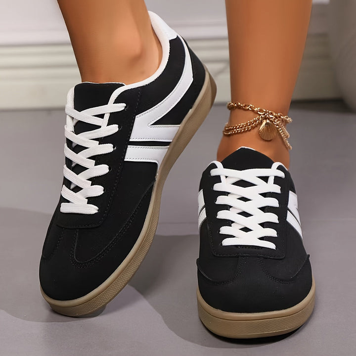 Levoire | Sneaker Femme Confortable En Couleurs Unies Noir