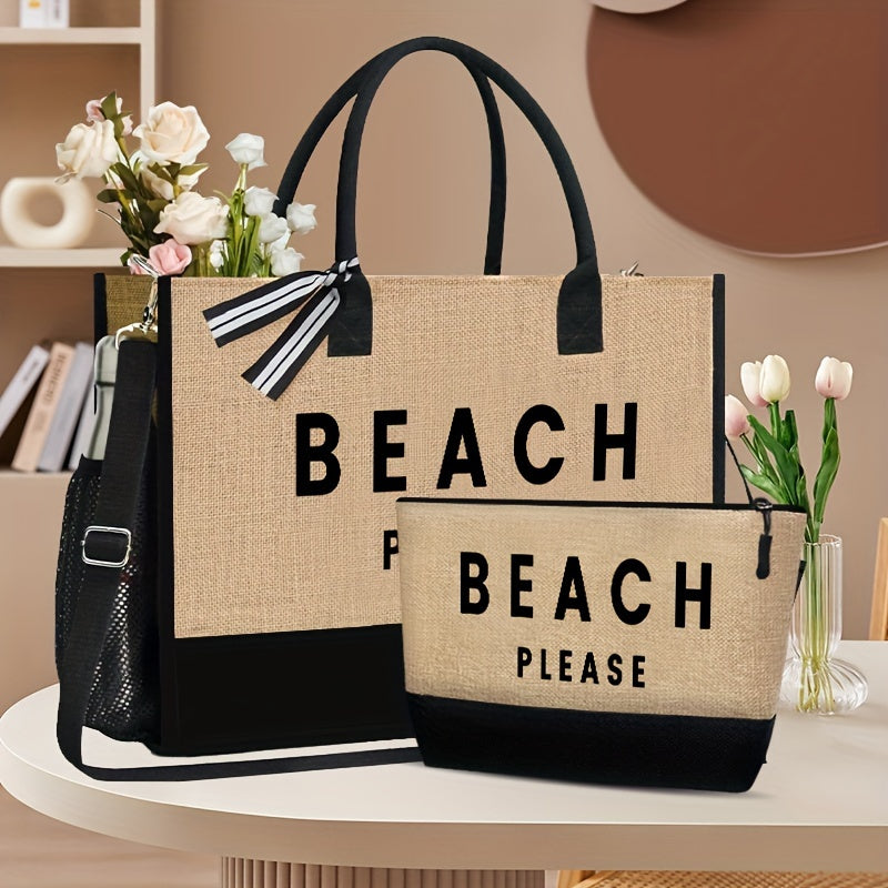 Levoire | 2 Pcs De Sacs De Plage Avec Un Étui Adapté
