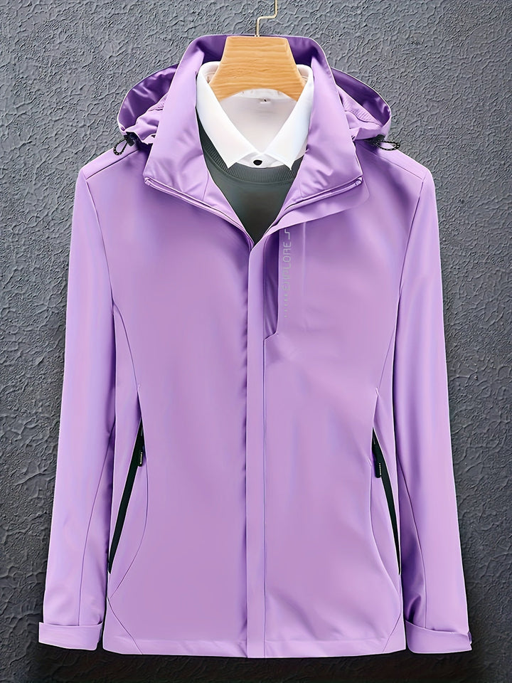 Levoire | Coupe-Vent Et Résistant À L'Eau Softshell Veste D'Extérieur Lilas