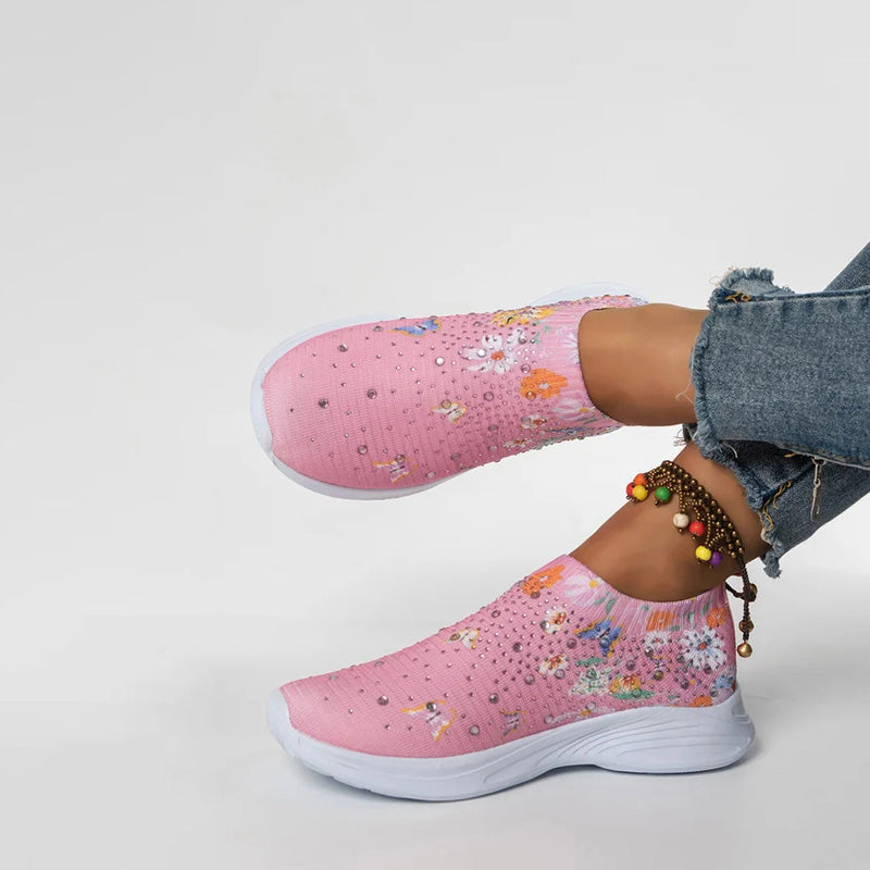 Levoire | Baskets Slip On Confortables Avec Motif Papillon Pour Femmes