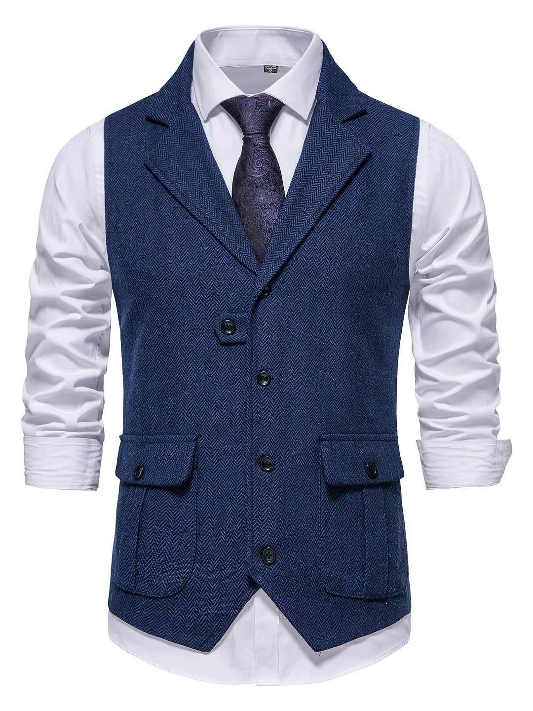 Levoire | Gilet Élégant Pour Hommes Pour Les Fêtes Marine bleu