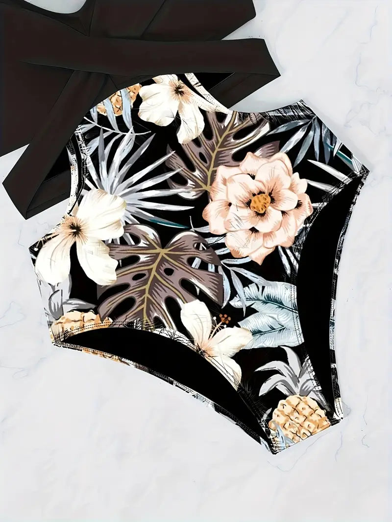 Levoire | Combinaison Découpée Avec Motif Floral Pour Femmes