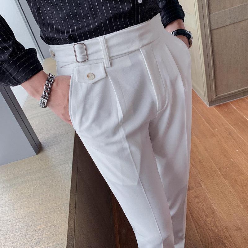 Levoire | Pantalon Slim Fit Élégant Blanc