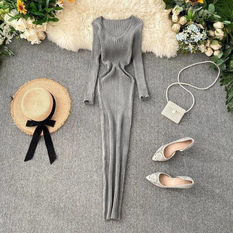 Levoire | Robe femme simple Gris Une taille