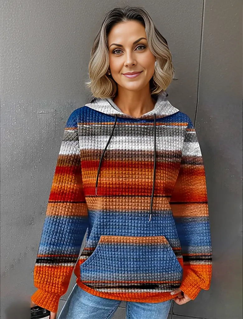 Levoire | Elegant fleeced round neck sweater 2XL