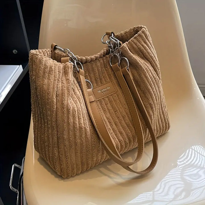 Levoire | Sac Fourre-Tout En Velours Côtelé Kaki