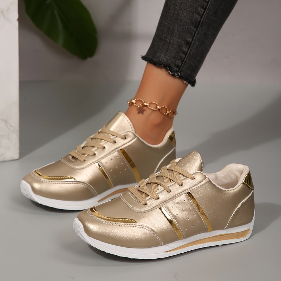 Levoire | Glamour Sneaker Avec Des Plaques Réfléchissantes Légères
