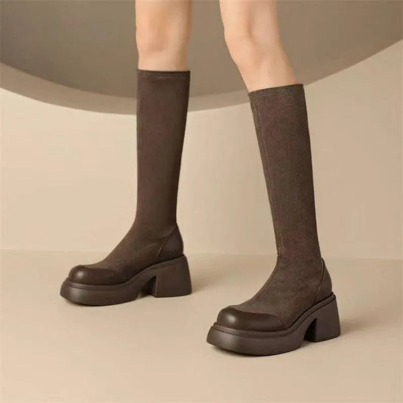 Levoire | Bottes Marti avec des chaussettes de loisir paksujen