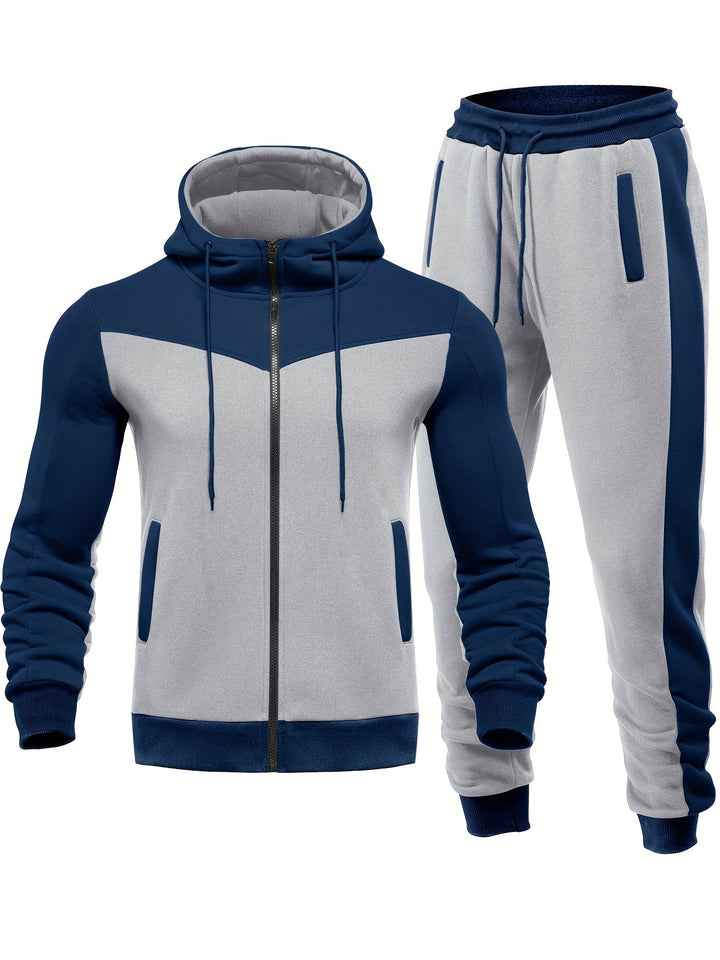 Levoire | Sweat À Capuche Et Pantalon Sport Bleu