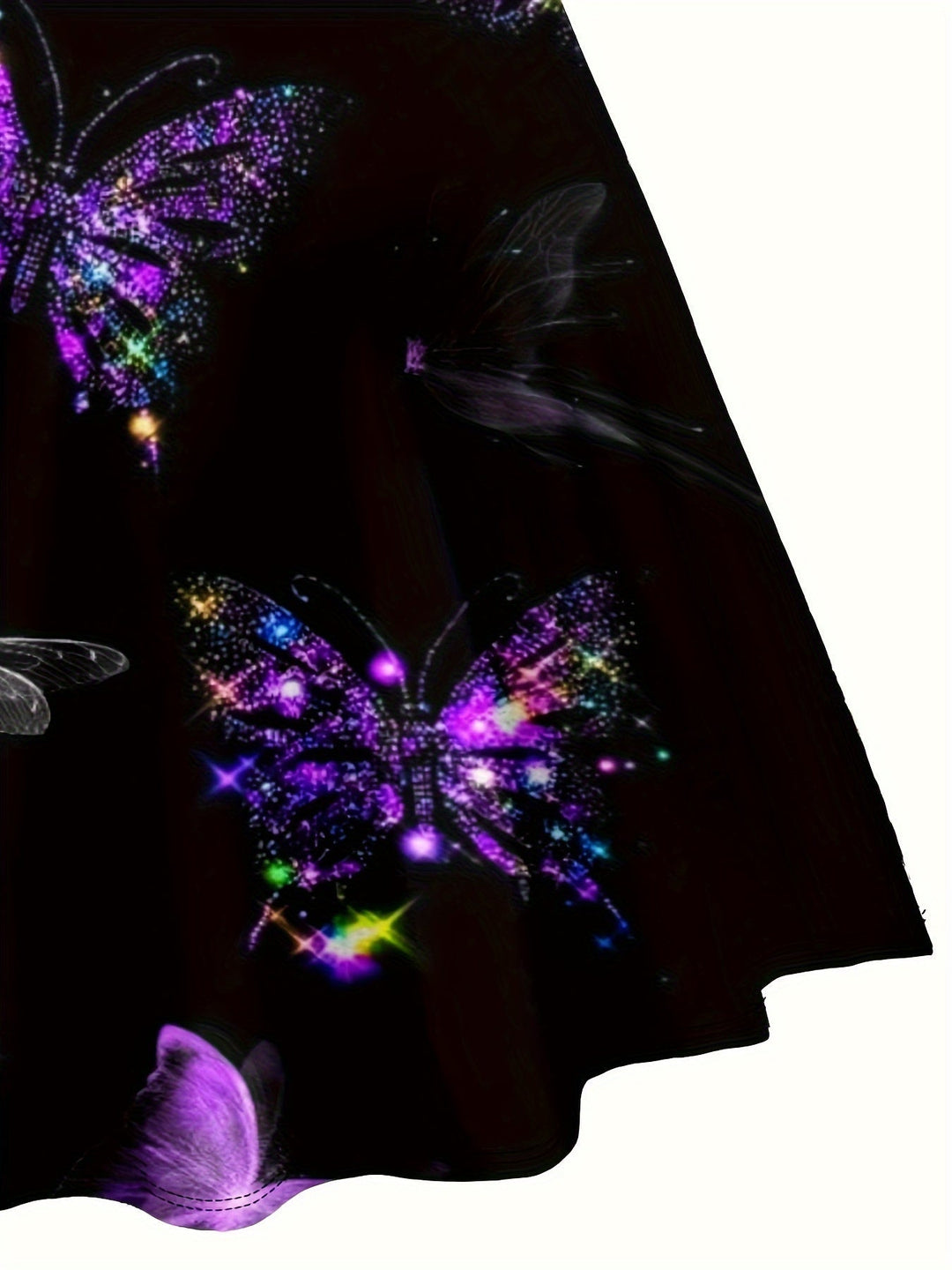 Levoire | Robe À Décolleté En V Imprimé Papillon Avec Des Cerceaux Pour Femmes