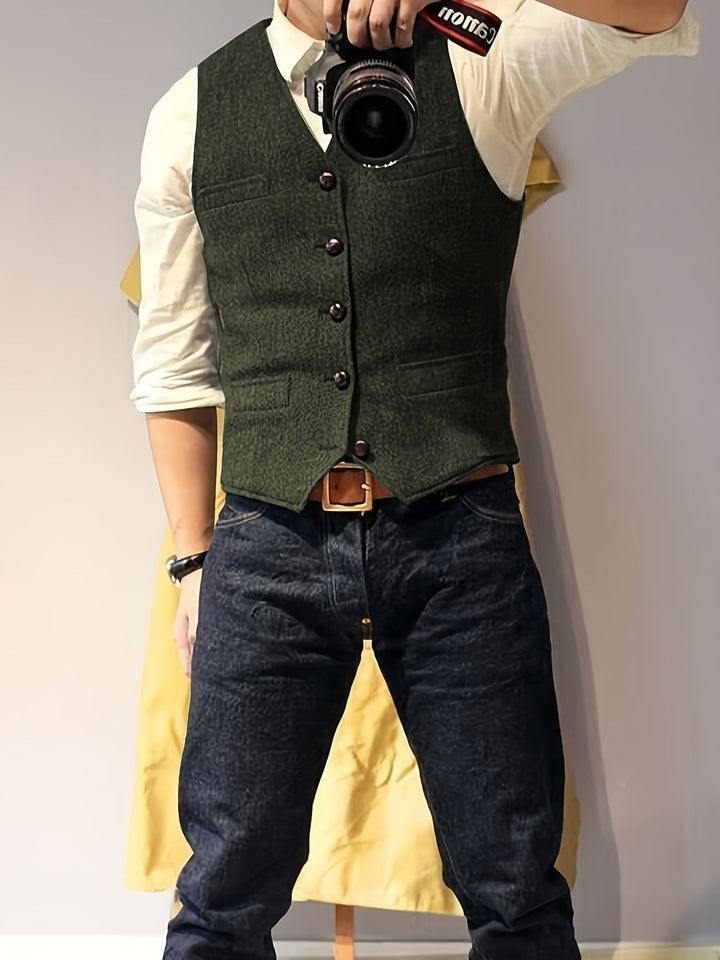 Levoire | Gilet En Laine Inspiré Par La Récolte Du Vin Avec Motif De Toile D'Araignée