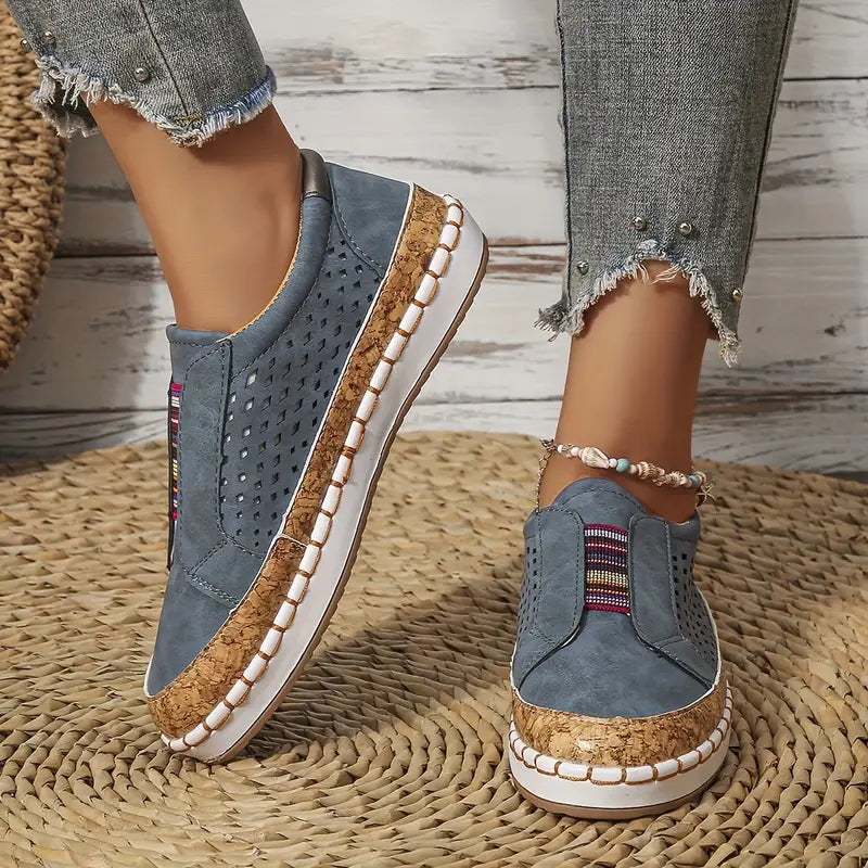 Levoire | Mocassins Légers À Détails Élastiques Pour Femmes Merensininen