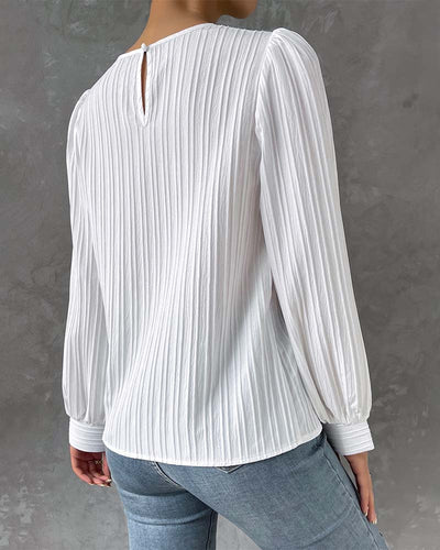 Levoire | Chemise unie à col en V
