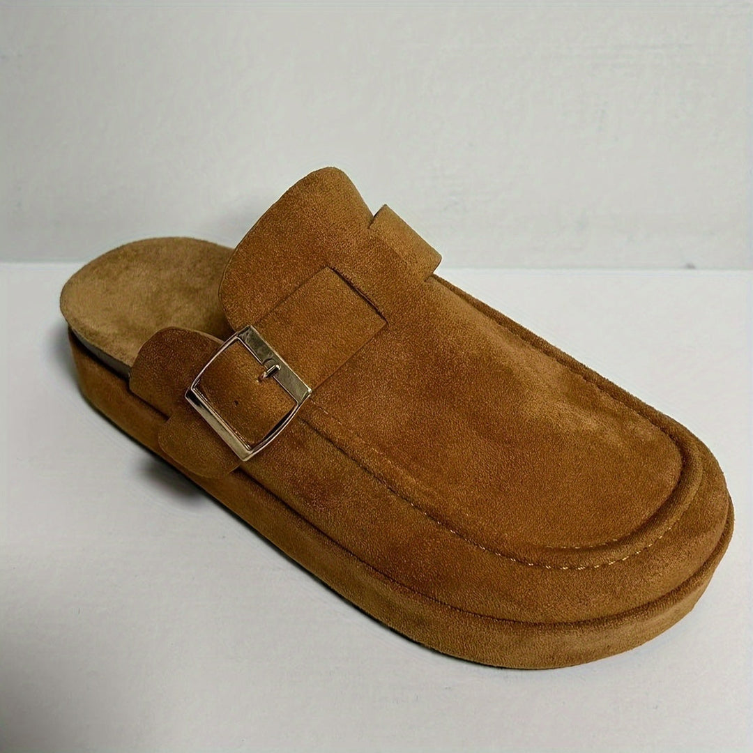 Levoire | Retro Chaussure À Semelle Épaise Brun Clair-1