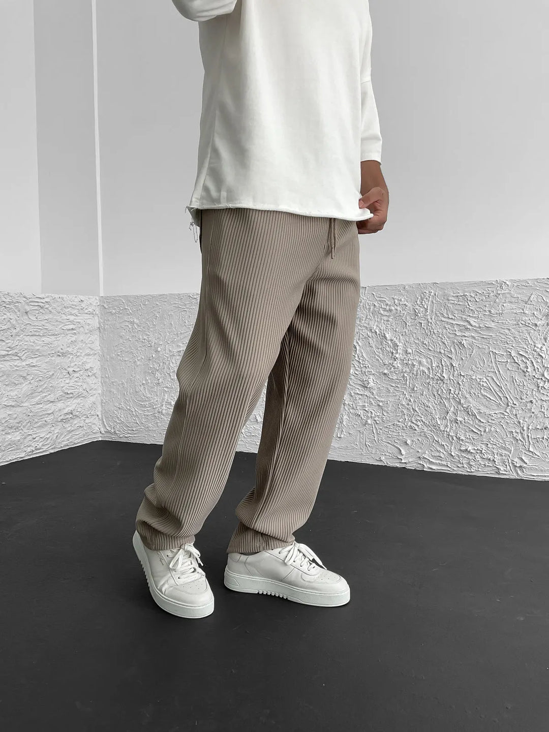 Levoire | Pantalon En Spandex Côtelé